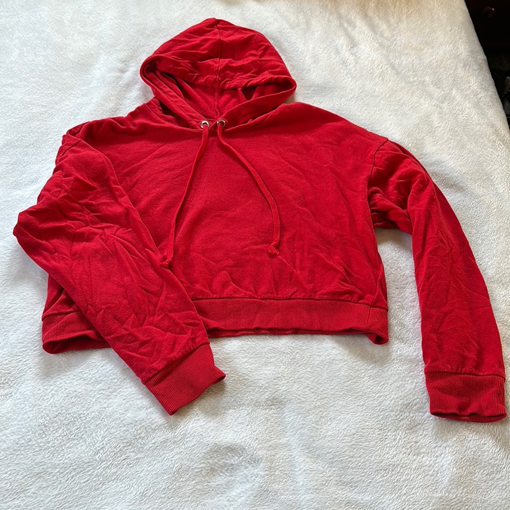 H&M crop hoodie